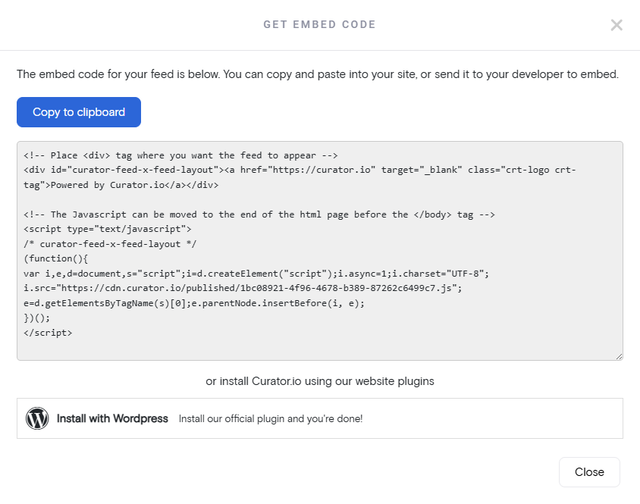 copy embed code