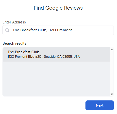 Find Google Reviews