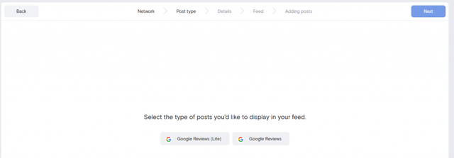 Select review type